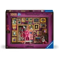 Ravensburger Disney Villainous: Captain Hook and Figurine 1000-bitars pussel fr vuxna - 12001107 - Handgjorda verktyg tillverkade i Tyskland Var