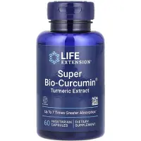 Life Extension Super Bio-Kurkumin, Turmeric Extrakt, 60 Vegetariska Kapslar