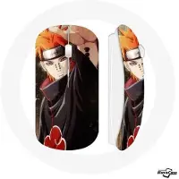 CAPACHEAP Souris sans fil - Naruto - Pain - Blanc - Clé USB wifi - Compatible Mac et PC