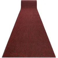 Rugsx Löpare - Dörrmatta halkskydd GIN 3086 utomhus, inomhus liverpool röd 100 cm 100x360 cm