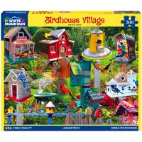 White Mountain Puzzles Birdhouse Village - 500 bitars pussel