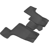 3D MAXpider Custom Fit Kagu All-Weather Golvmatta (svart) Kompatibel med Mercedes-Benz GLS/AMG GLS63 SUV (X166) 2017-2019 / GL-Class/GL 63 AMG (X