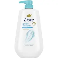 Dove Body Wash med pump Mild exfoliering med havsmineraler fr 24 timmar Lotion-Mjuk hud Fuktgivande hudrengring utan sulfater inga parabener 30