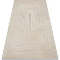 Rugsx Matta BALANCE 8788 taupe - Geometrisk, strukturell, glamour 160x220 cm