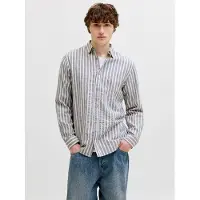 Jack & jones Skjorta 'JJESummer' taupe / vit