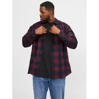 Jack & Jones Gingham Plus Size Skjorta Med Långa ärmar