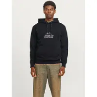 Jack & Jones Sweatshirt 'JCOLima' grå / svart / vit