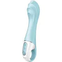 Satisfyer Air Pump 5+ Uppblåsbar G-Punktsvibrator - Blå - Blå