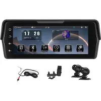 Melitt Navigation 6,8 Tums Motorcykelmonitor Carplay Android Auto IP67 Vattentät Pekskärm