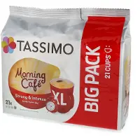 TASSIMO | Morning Café Strong & Intense XL - 21 kapslar till