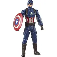 Marvel Avengers Endgame Titan Hero Series Captain America 12"-skala Super Hero Action Figurleksak med Titan Hero Power Fx Port