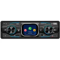 Melitt 1Din Bil MP3-Spelare Radio 2,17 Tums Pekskärm Stöder USB//AUX Färgglada Lampor FM