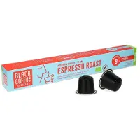 Black Coffee Roaster | Espresso Roast - 10 kapslar till Nespresso