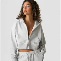 ICANIWILL Essence Kort Hoodie Grå