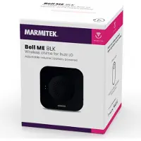 Vogel's Marmitek Smart Me Bell ME BLK - Dörrklocka - trådlös - 433 MHz RF-protokoll - 433 MHz - svart