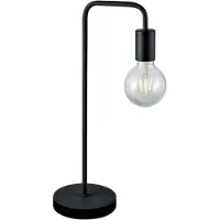 TRIO Lighting Bordslampa Diallo, Svart, Vardagsrum / matsal, Metall, Modern, Bordslampa