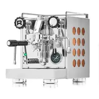 Rocket Appartamento kompakt espressomaskin Siebträger krom/koppar