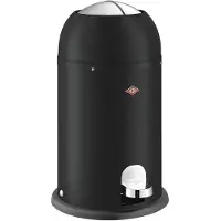 Wesco Kickmaster Jr. avfallskärl svart matt
