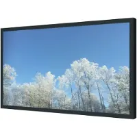 Hi Nd EASY - Monteringssats (hölje) - liggande - för LCD-display - puderbelagd metall - svart, RAL 9005 - skärmstorlek: 43 - väggmonterbar