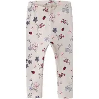 Name it Leggings 'NBFKAMELIA' ecru / safir / rosa / mörkröd