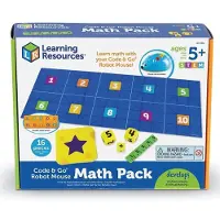 Learning Resources Code & Go Robot Mouse Matematik, STEM, Matematik Utvidgning, Åldrar 5+