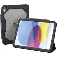 Zagg Rugged Messenger - Skyddsfodral för surfplatta - robust - polykarbonat - träkol - för Apple 10.9-inch iPad (10:e generation)