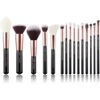 Jessup Makeup Borstar Mrkt Makeup Brush Set Premium syntetiskt och naturligt hr Foundation Powder Concealer Eyeshadow Blending 15st Brush Kit R