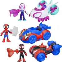 Spidey and his Amazing Friends MARVEL SM and AF Vehicle 3 Pack