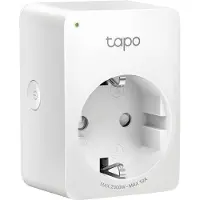 TP-LINK Tapo P100 V1.2 - Smart stik - trådløs - 802.11b/g/n, Bluetooth 4.2 - 2.4 Ghz ( Schuko til DK )