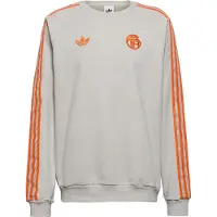 Adidas Bayern München Sweatshirt OG - Wonder Alumina/Vit/Orange - , storlek Large