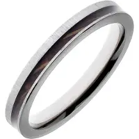 HAVU titanring med trä Luoto 20 silver 10188