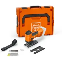 Fein F-IRON Jig 26 AS Sticksåg Batteridriven 71360561000 exkl. batteri/laddare, inkl. väska 18 V Antal batterier som ingår 0