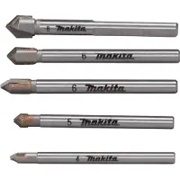 Makita Borrsats för glas och keramikplattor E-25410; 4-8 mm; 5 st.