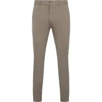 BOSS Chino Slim Pastellbrun Brun Beige Storlek W 36