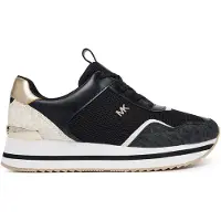 Michael Kors Låg sneaker 'RAINA' elfenben / mörkbeige / guld / svart