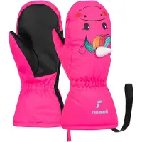 Reusch - Skidhandskar barn - Sweety Mitten Pink Unicorn för Unisex - Barnstorlek 3-4 år - Rosa