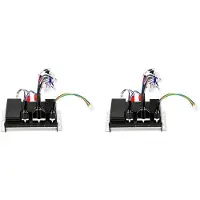 Semoic 2X Sinusvågskontroll 48V 60V 2500W 72V 3000W Elcykel Borstlös -Kontroller 50A Skotermotorstyrenhet