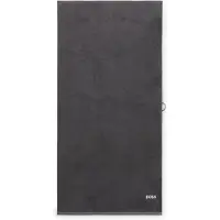 BOSS Cotton bath towel with contrast embroidered logo