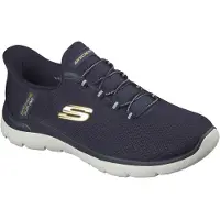 SKECHERS Arch Fit Summits Kynor Polyester Herrskor Marinblå/Gul