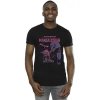 Star Wars Mens The Mandalorian - Hello Friend - T-shirt (Svart)