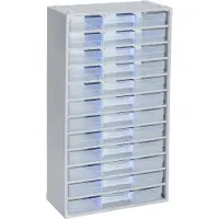 Allit 464800 Detaljmagasin VarioPlus ProM 57/36 stapelbar (B x H x D) 300 x 565 x 140 mm Silver, Transparent 1 st