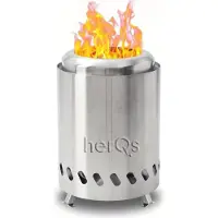 HerQs Smokeless FirePit Mini - Silver