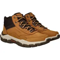 SKECHERS Boots med snörning 'Santoro' brun / mörkbrun