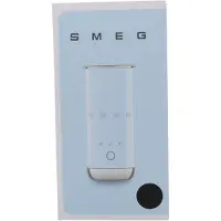Smeg 50''s Style MFF02BLEU Svart, Automatisk mjölkskummare/värmare, Svart, Keramiska, 120 ml, 180 ml, Plast
