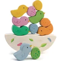 Tender Leaf Toys - Gungande Baby Birds - 12 Delar Balansleksak - STEM Leksak - Tidig Inlärning