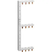 Hager KCF668L KCF668L fasskena 3+N-polig 3-radig 125mm vänster vertikal Phase busbar Brun, Blå 4-polig 1 st