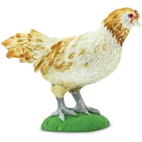 Safari Ltd. Ameraucana kycklingfigur - detaljerad 2,25" plastmodell figur - rolig pedagogisk grdsleksak fr pojkar, flickor och barn i ldrarna