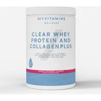 Myvitamins Clear Whey Protein and Collagen Plus - 486G - 20servings - Cherry Raspberry