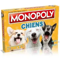 Winning Moves Monopolhundar - Brädspel - VINNANDE RÖRELSER - Monopol med hundar av olika raser.