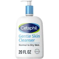 Cetaphil Ansiktsrengöring, Återfuktande Mild Rengöring för Känslig Hud, NY 20 oz, Doftfri, Sålös